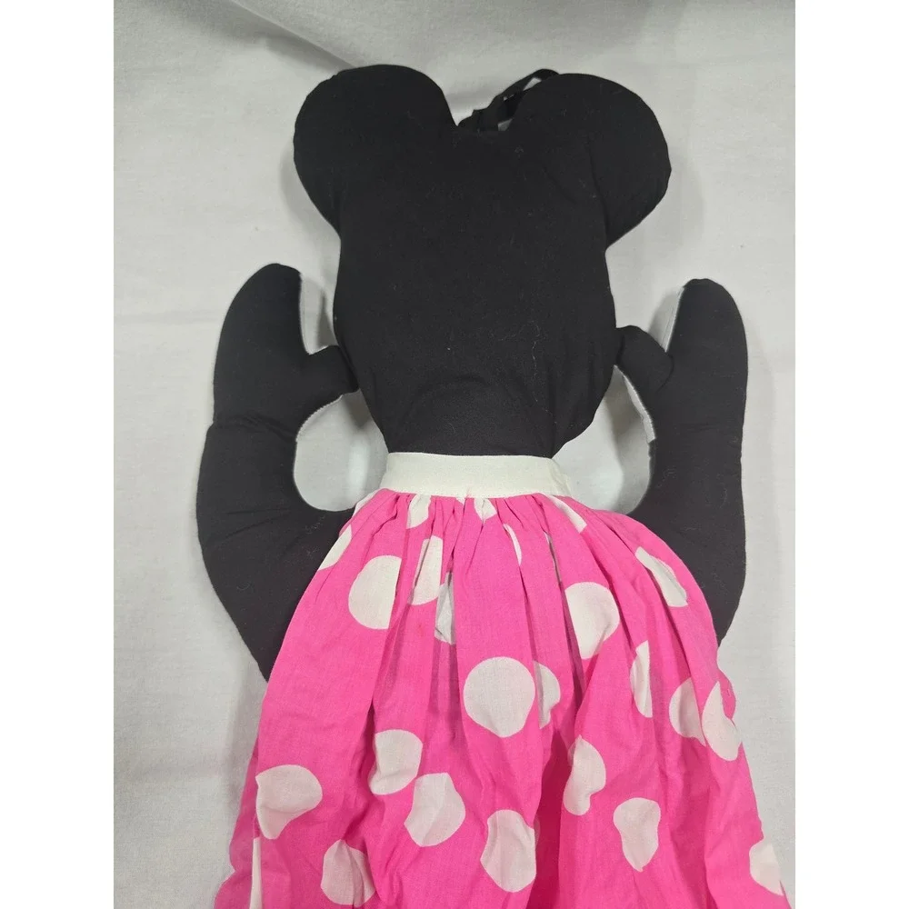 Vintage Minnie Mouse Nursery Diaper Stacker Clothes Hamper Pajama Bag Used